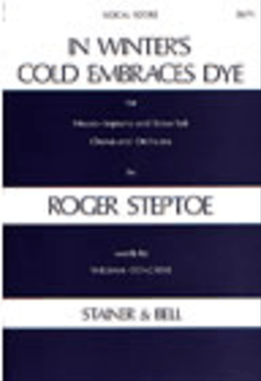 In Winter's Cold Embraces Dye. Vocal Score 4-Part scores gallery preview page 1