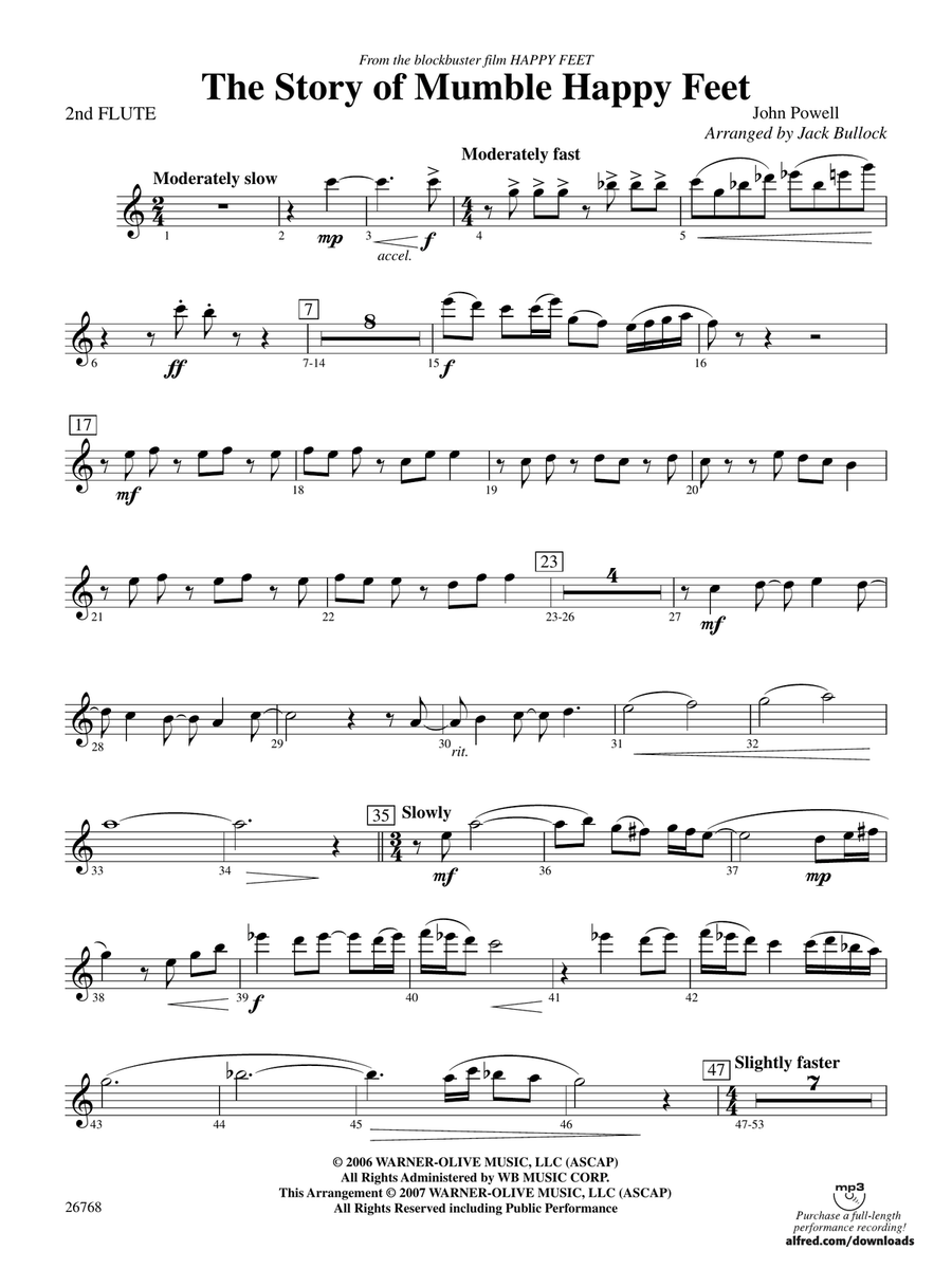 The Story of Mumble Happy Feet: 2nd Flute