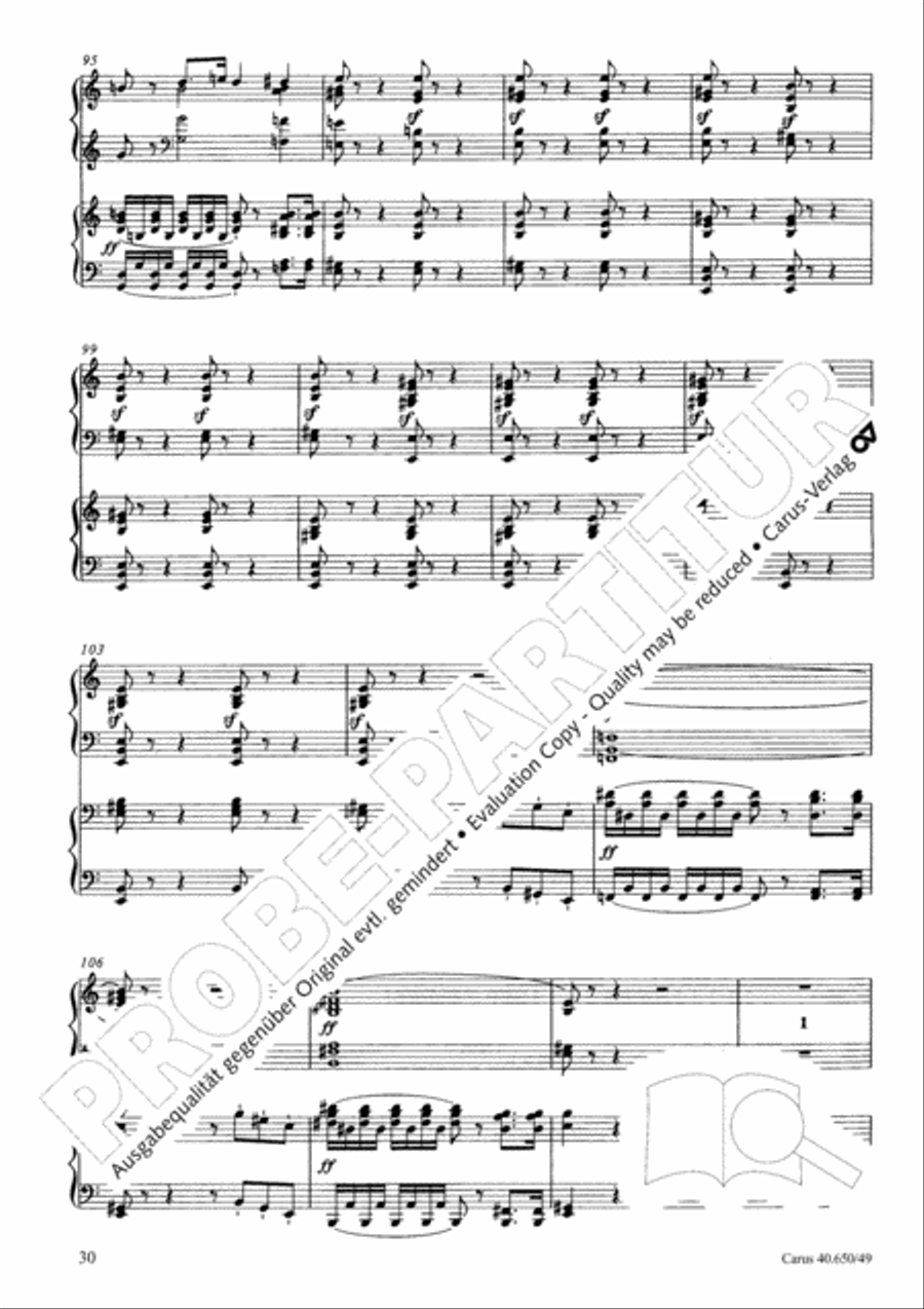 Petite Messe solennelle 4-Part scores gallery preview page 31