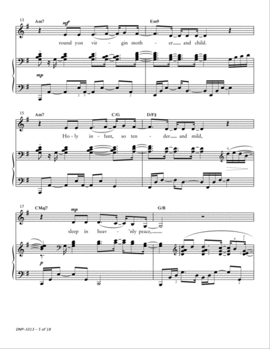 The NEW Silent Night ~ NEW melodic and harmonic adaptation image number null