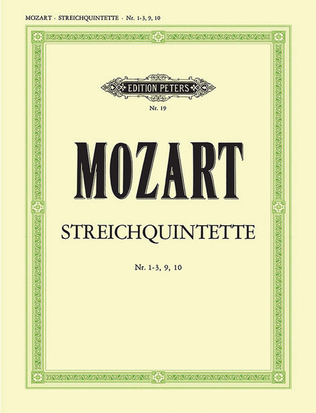 Book cover for Compl. String Quintets -- No. 1, Horn Q., Clar. Q., Serenade No. 10 (Arr.)