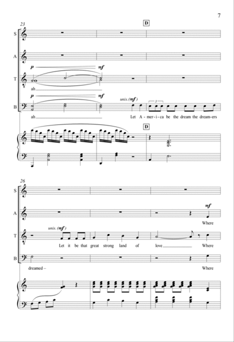 Equality Is in the Air We Breathe 4-Part scores gallery preview page 6