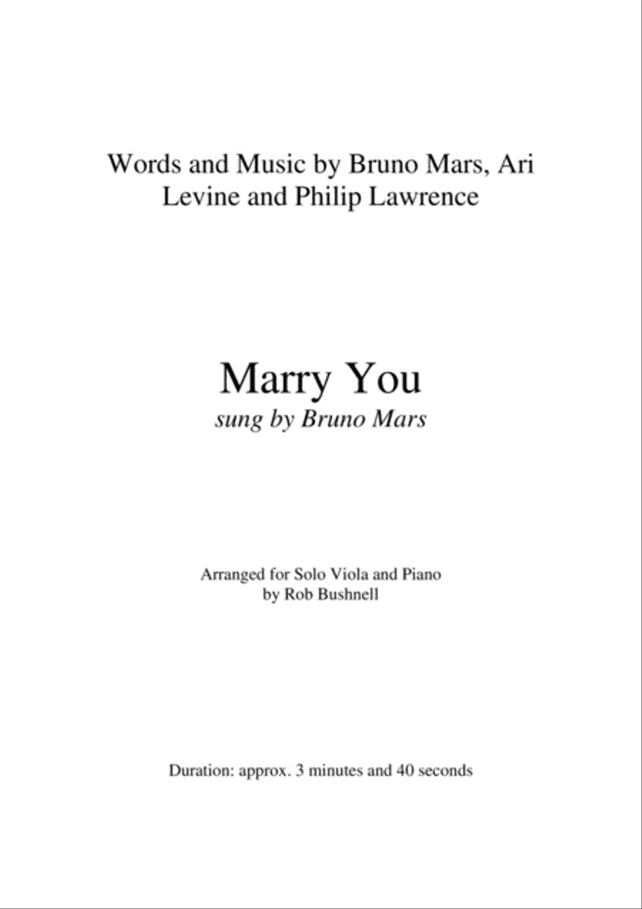 Marry You image number null