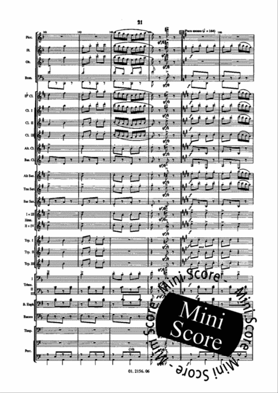 The Rakes Of Mellow Concert Band scores gallery preview page 25