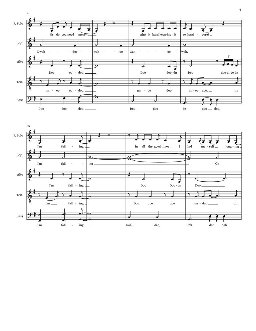 Shallow Choir scores gallery preview page 4