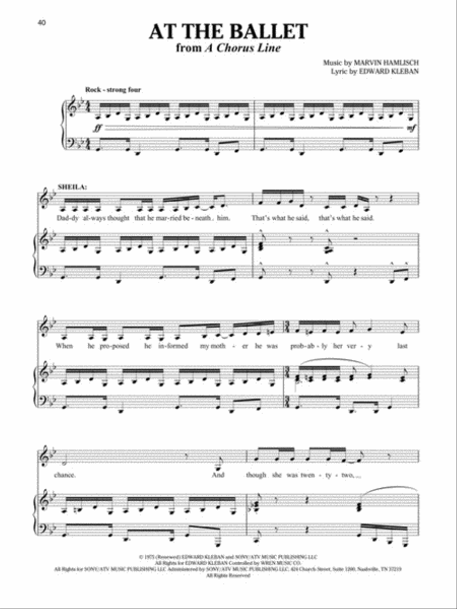 Singer's Musical Theatre Anthology Trios Voice scores gallery preview page 7