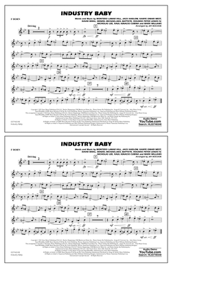 Book cover for Industry Baby (arr. Jay Bocook) - F Horn