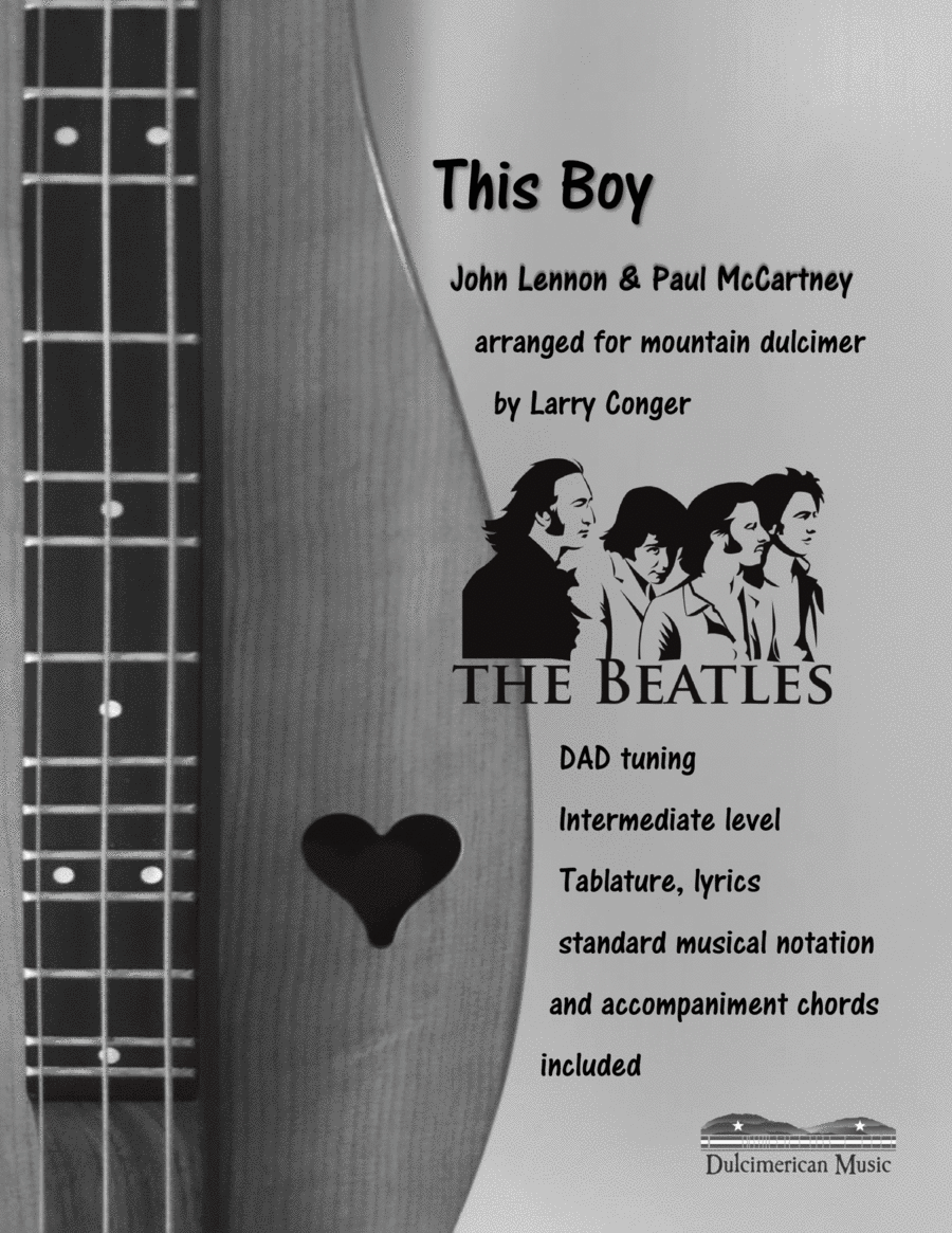 Ringo's Theme (this Boy) Dulcimer scores gallery preview page 1