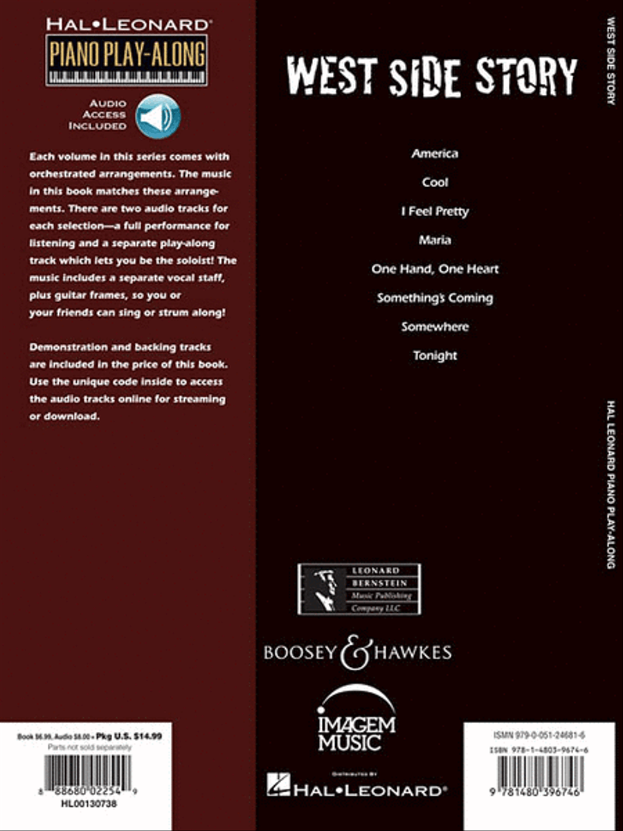 West Side Story West Side Story Piano scores gallery preview page 2