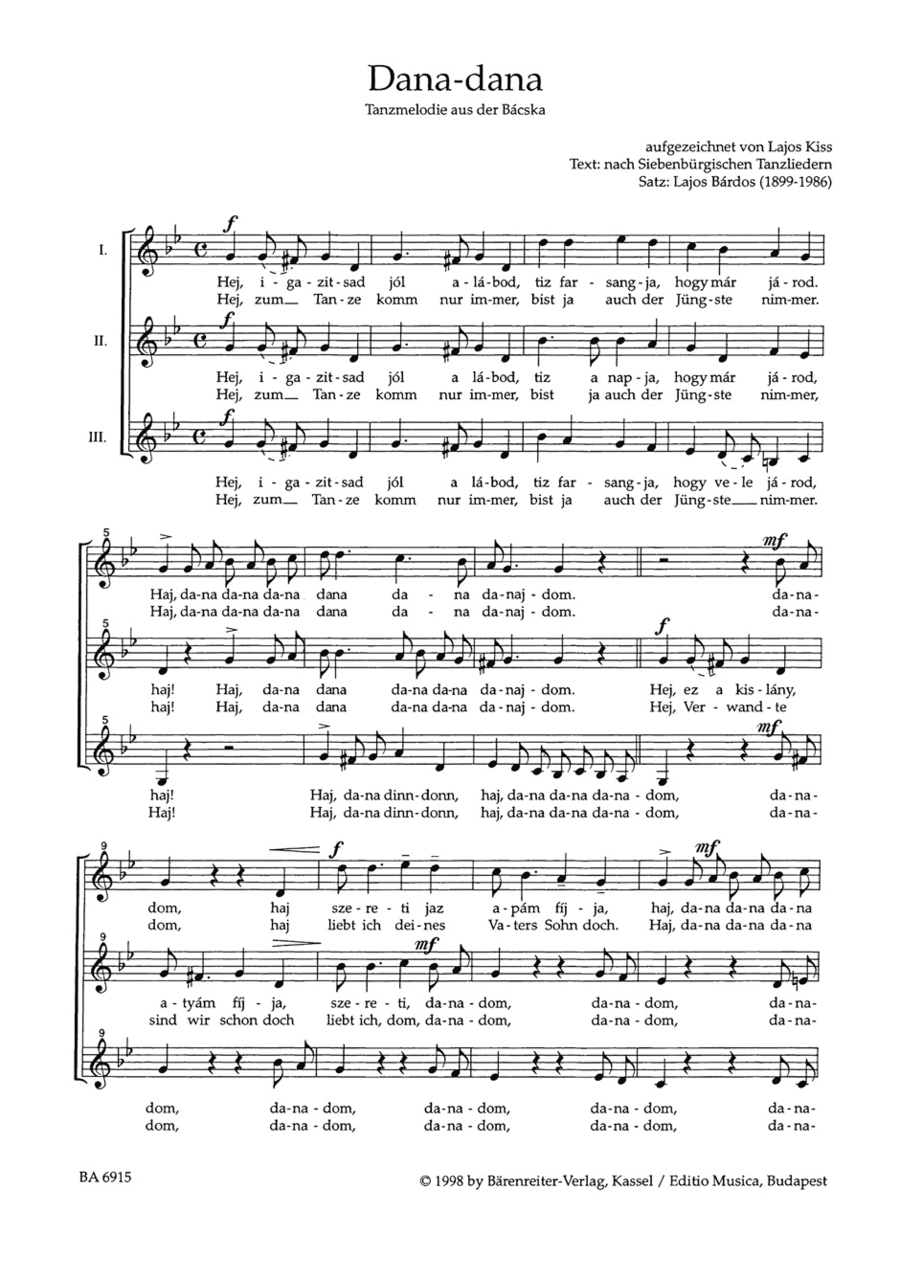 Dana-dana Dana-dana SSA scores gallery preview page 1
