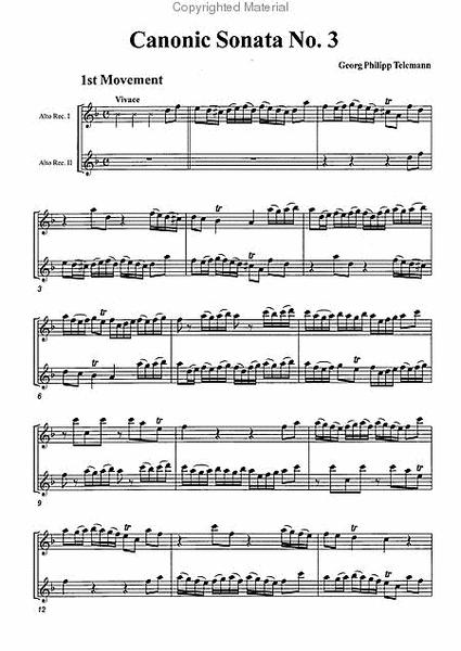 Canonic Sonata No. 3