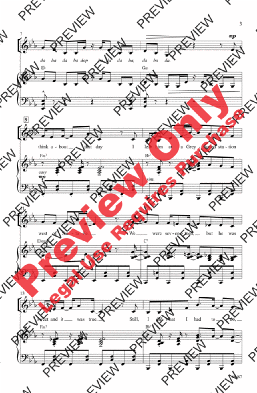 Another Day of Sun Women's Choir scores gallery preview page 3