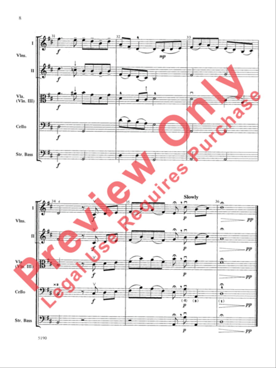 Danny Boy Danny Boy String Orchestra scores gallery preview page 9