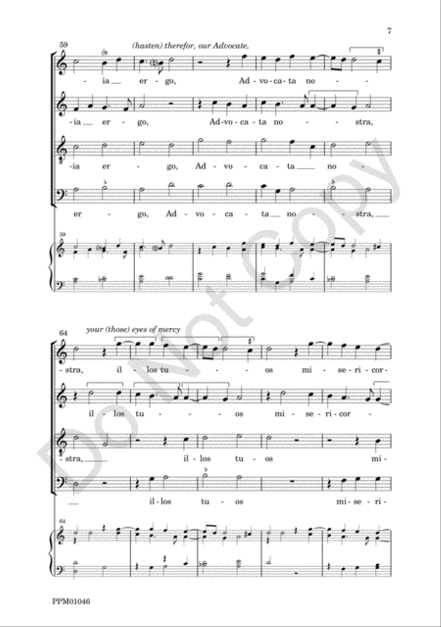 Salve Regina 4-Part scores gallery preview page 11