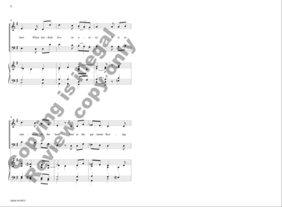 How Very Good and Pleasant 4-Part scores gallery preview page 3