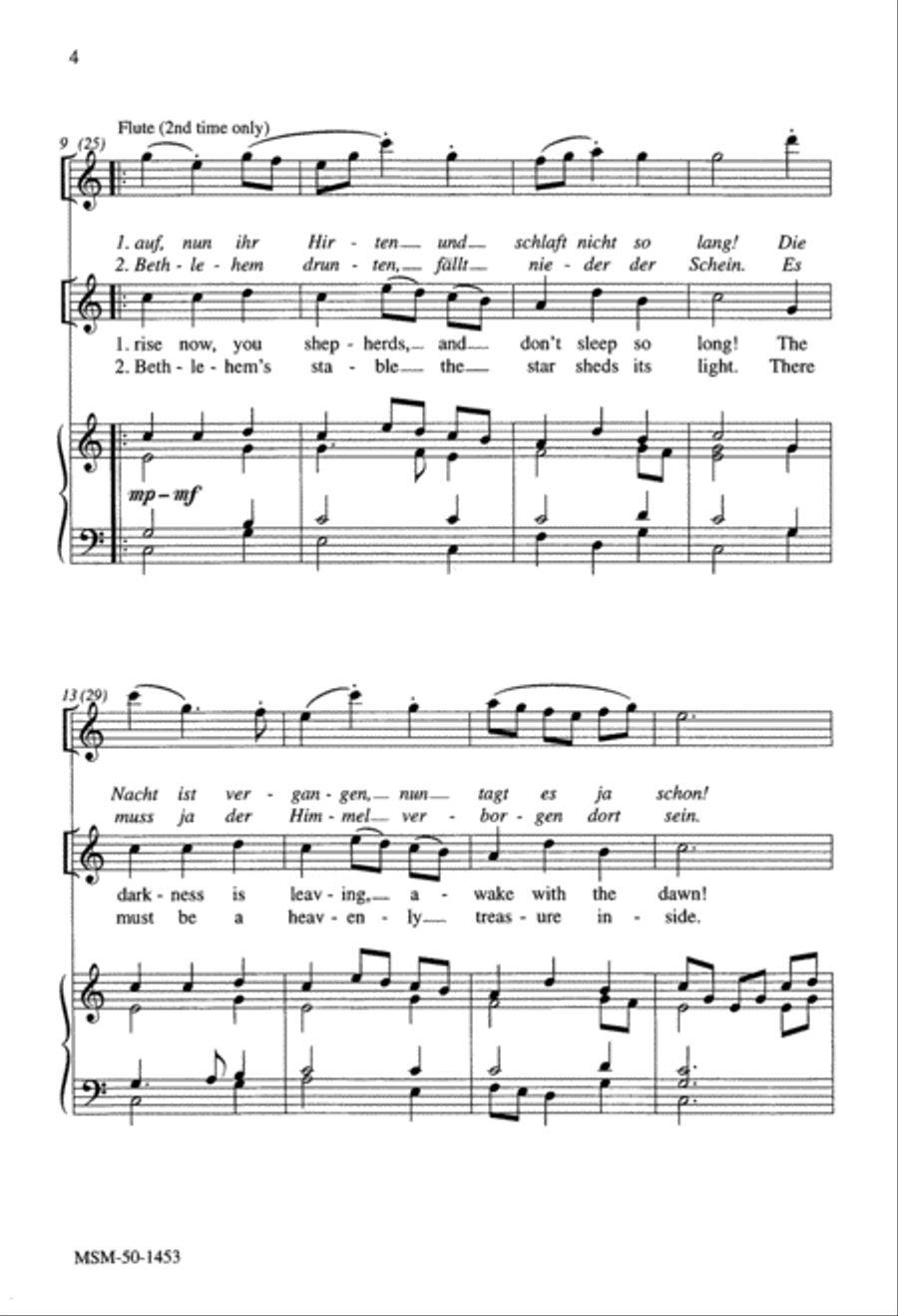 Arise Now, You Shepherds 2-Part scores gallery preview page 4