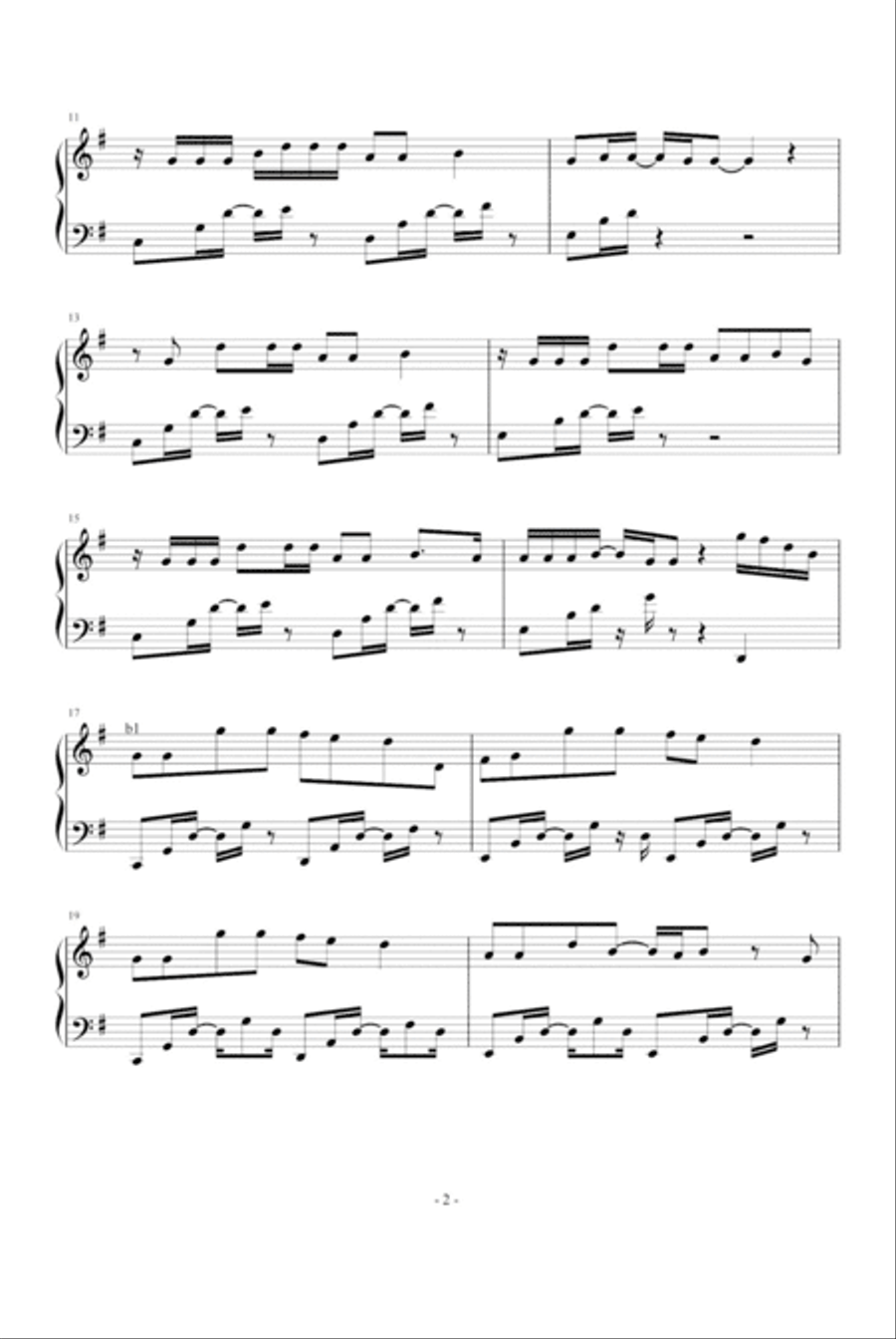 The Way I Still Love You Piano Solo scores gallery preview page 2