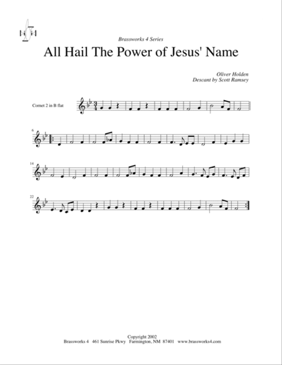 All Hail the Power Brass Quartet scores gallery preview page 4