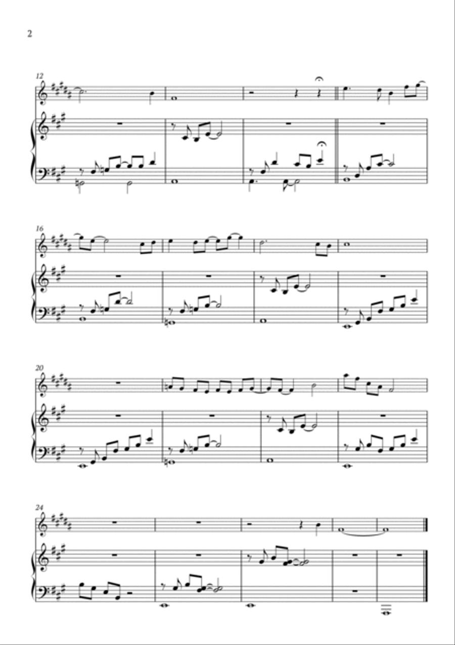 Wet Hands Clarinet Solo scores gallery preview page 2