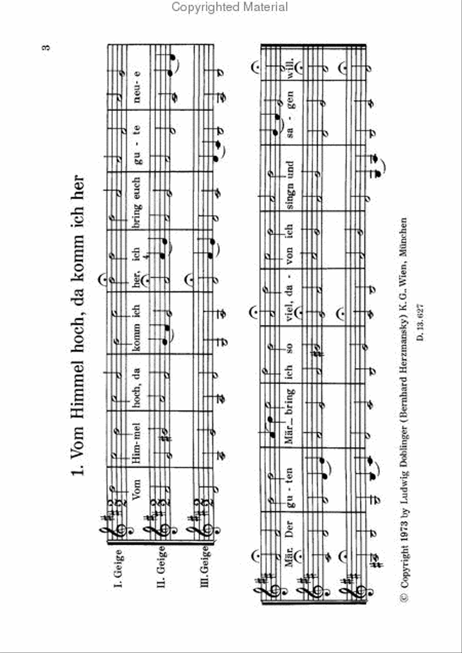 Zur Weihnacht Zur Weihnacht Christmas scores gallery preview page 3