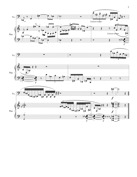 Three Pieces for Cello and Piano image number null