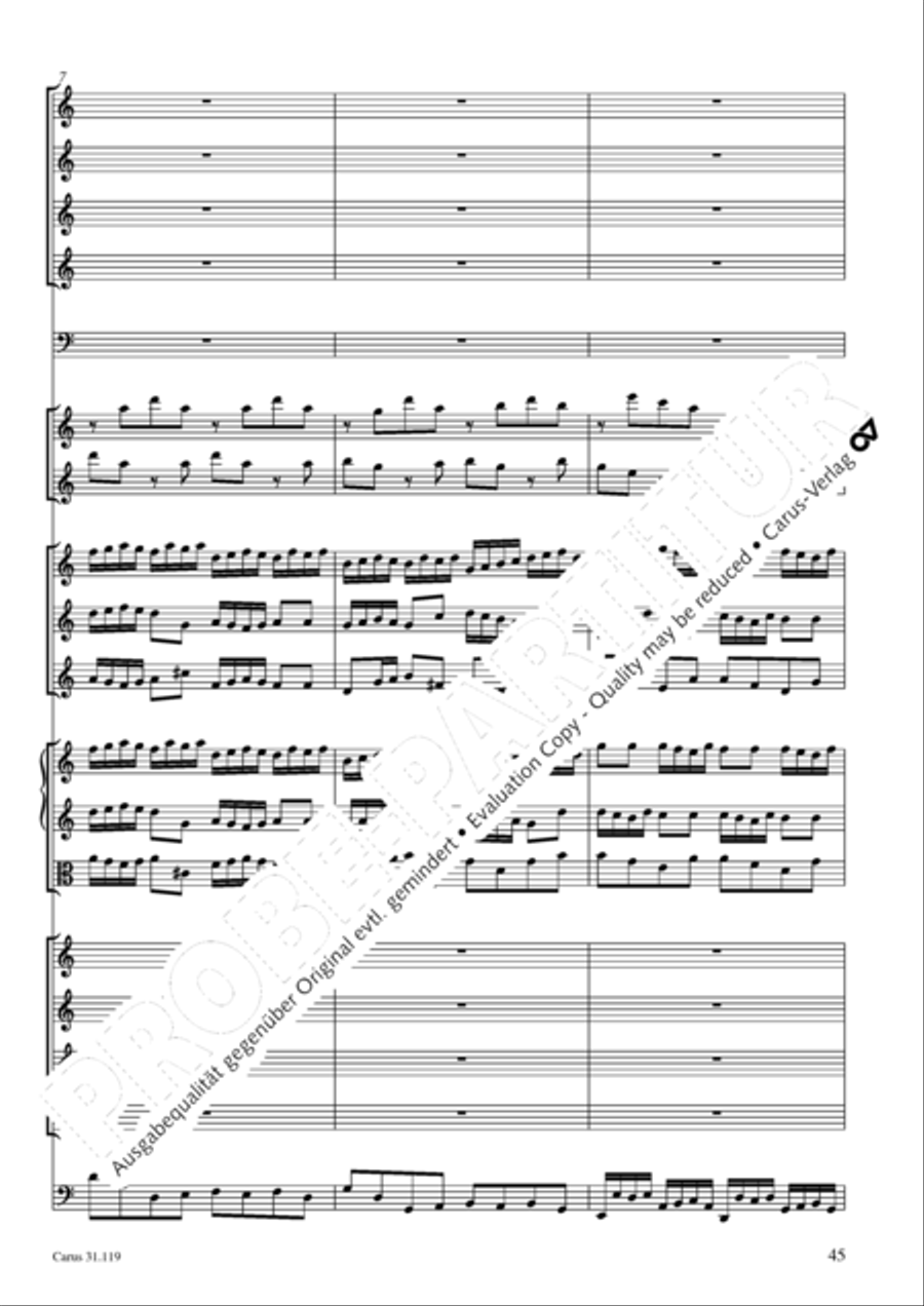 Praise the Lord, O Jerusalem (Preise, Jerusalem, den Herrn) 4-Part scores gallery preview page 46