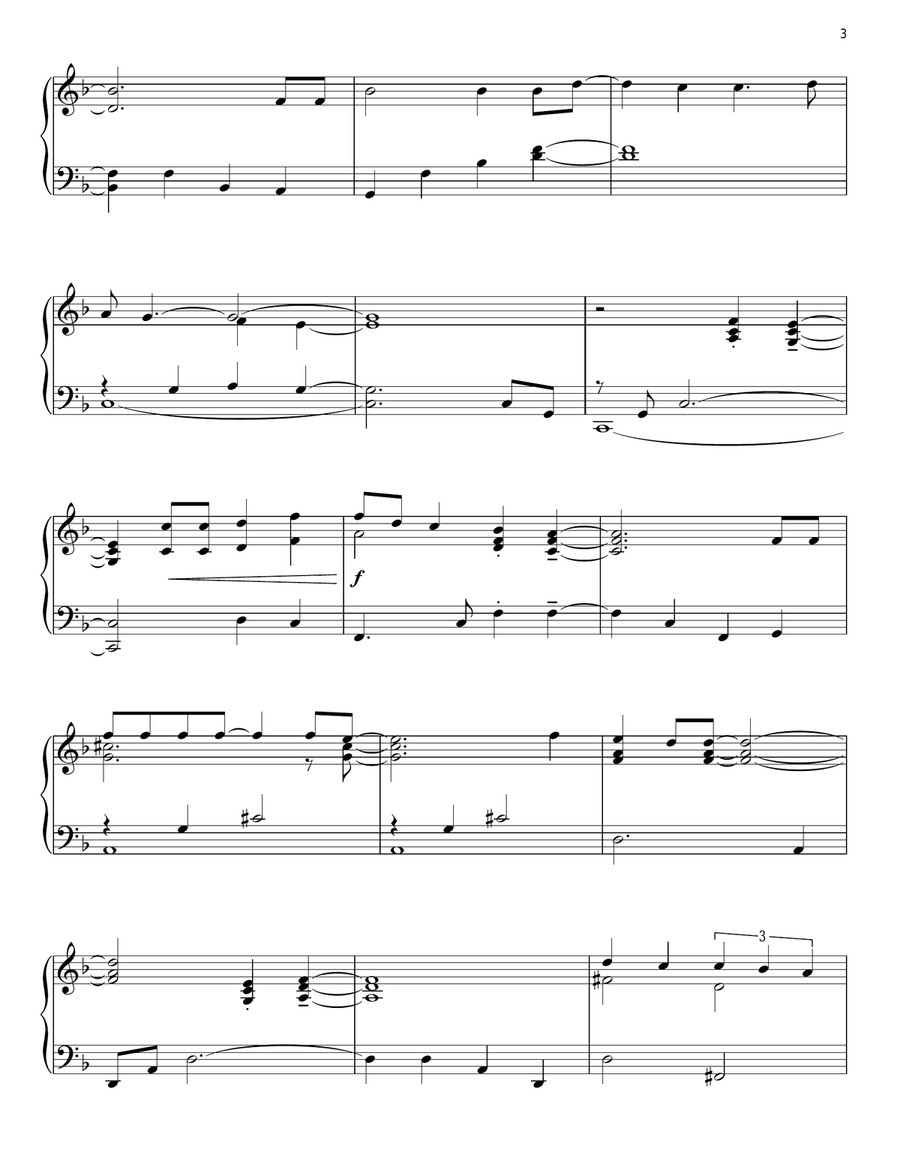 Something About The Way You Look Tonight Piano Solo scores gallery preview page 3
