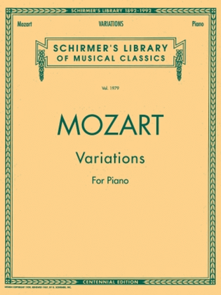 Book cover for Piano Variations (Complete)