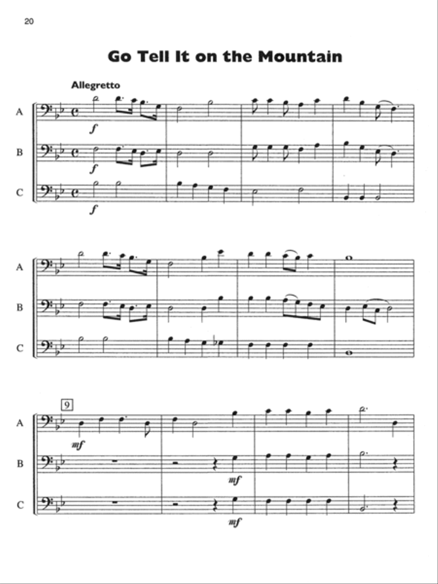 Yamaha Christmas Ensembles Concert Band Methods scores gallery preview page 4