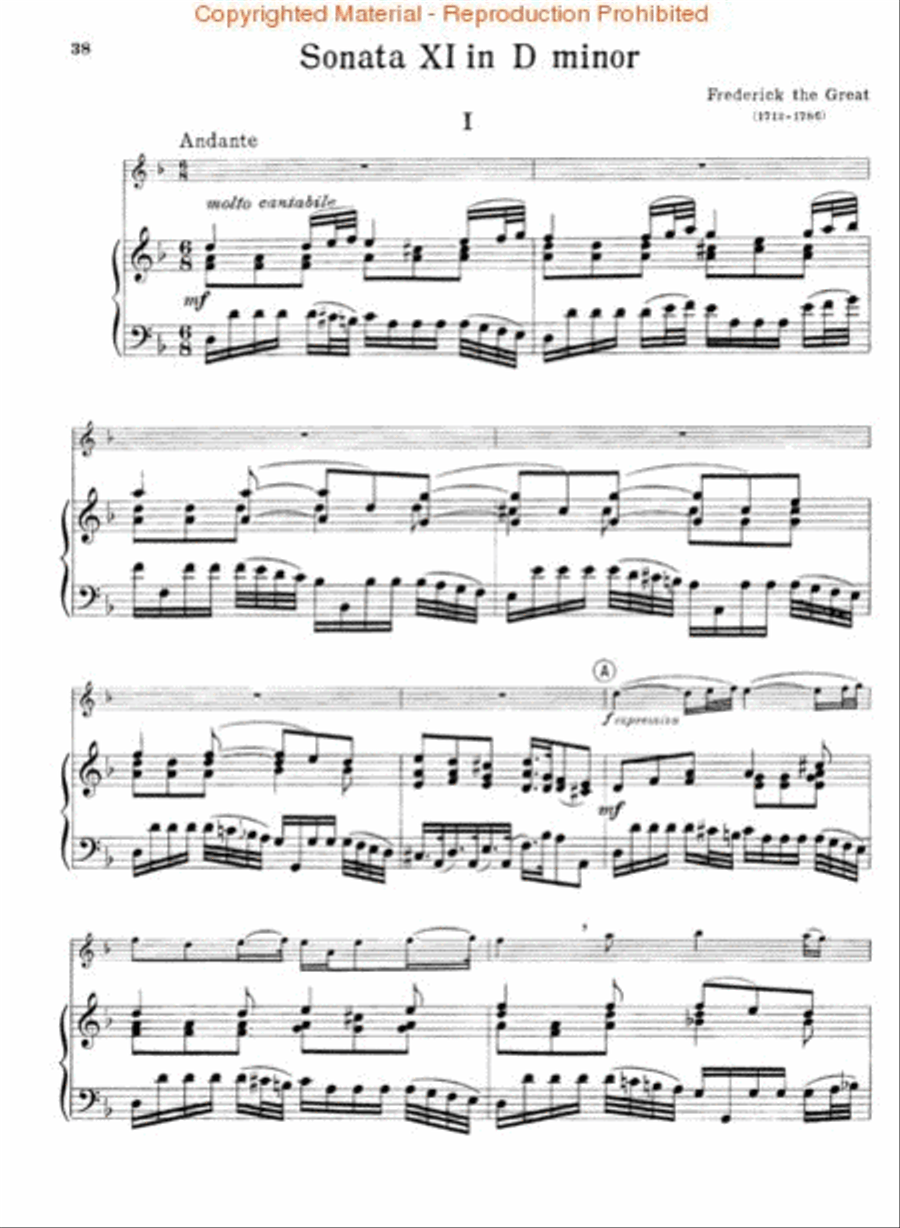 Baroque shop flute music