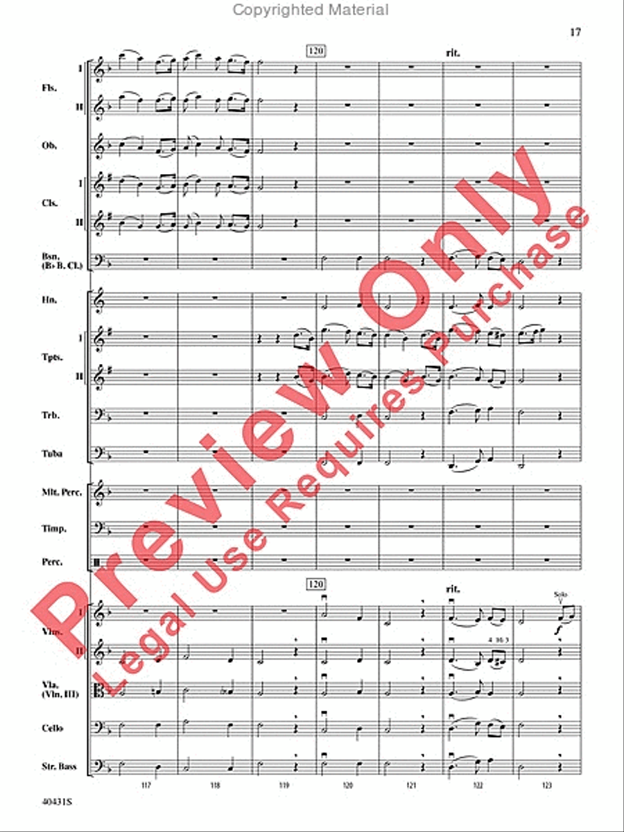 Leroy Anderson's Irish Suite, Part 2 (Themes from) Full Orchestra scores gallery preview page 18