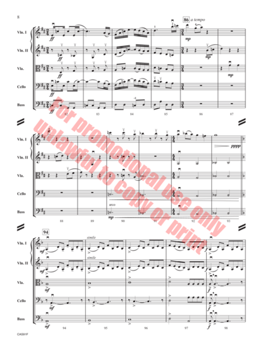 String Dreams String Orchestra scores gallery preview page 9