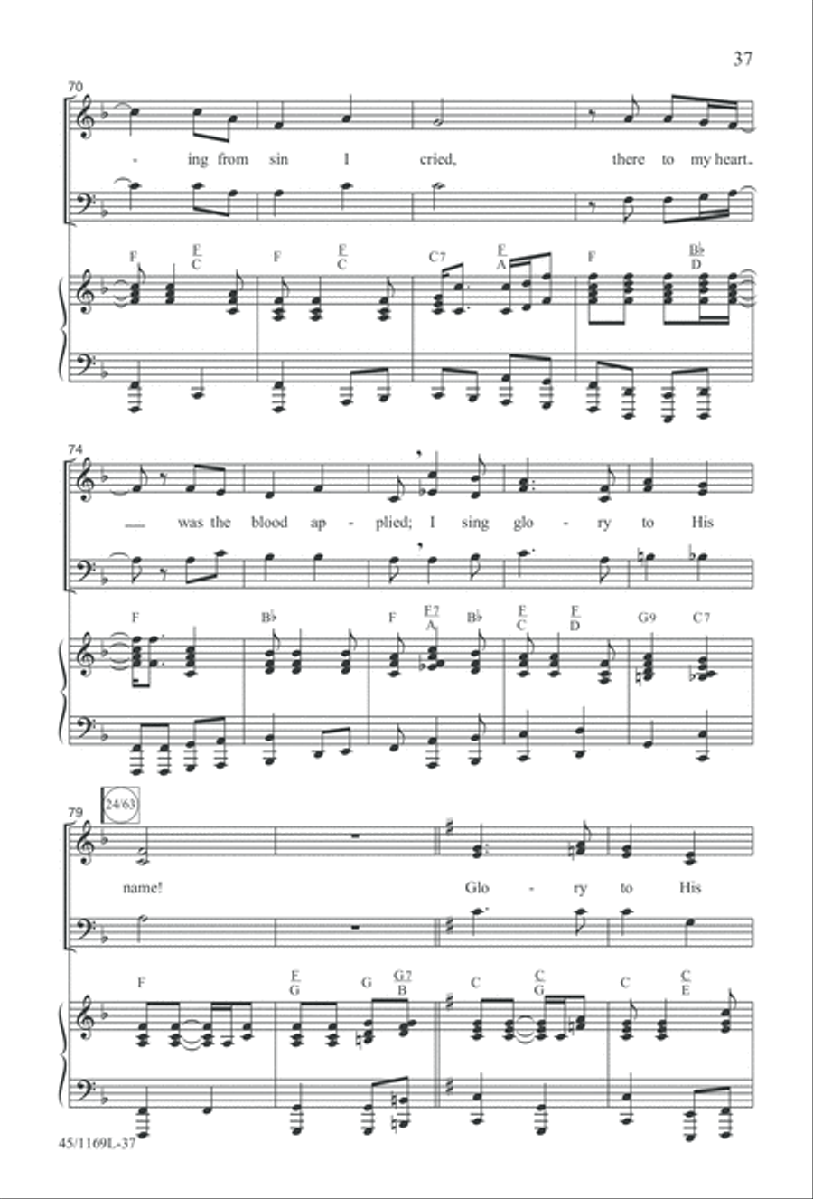 Simply Southern Gospel 3-Part scores gallery preview page 37