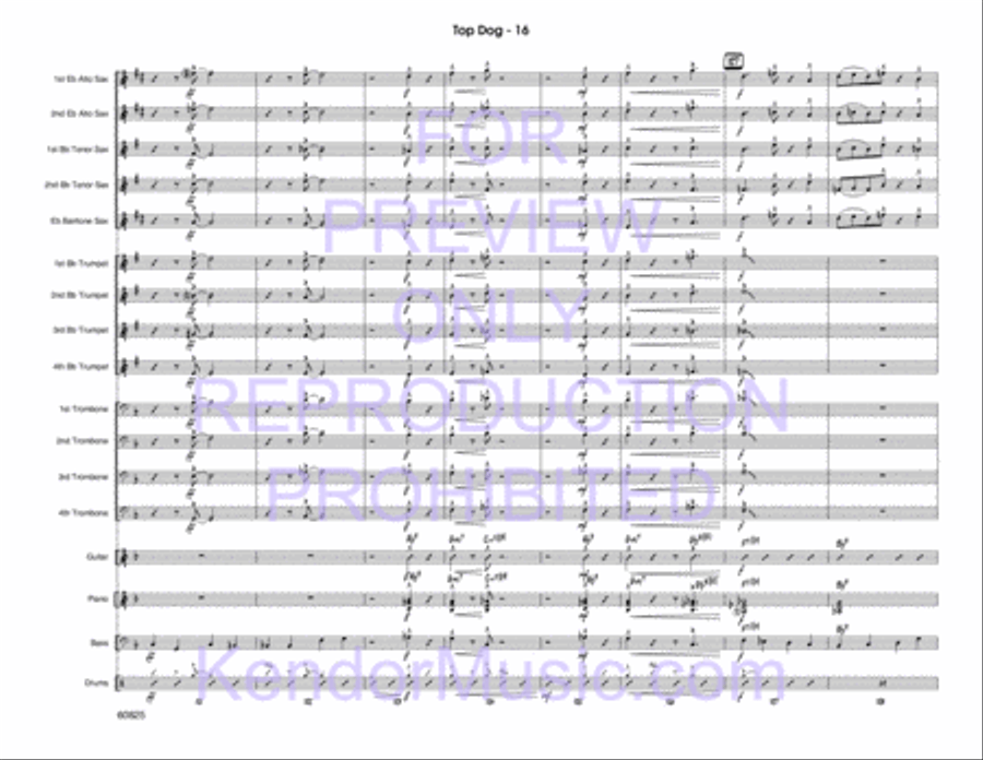 Top Dog Jazz Ensemble scores gallery preview page 17