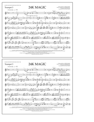 Book cover for 24K Magic - Trumpet 3