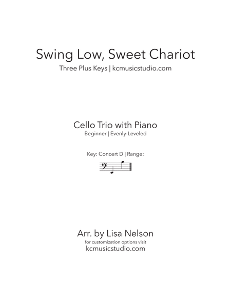 Swing Low, Sweet Chariot | Violin Trio with Piano Accompaniment image number null