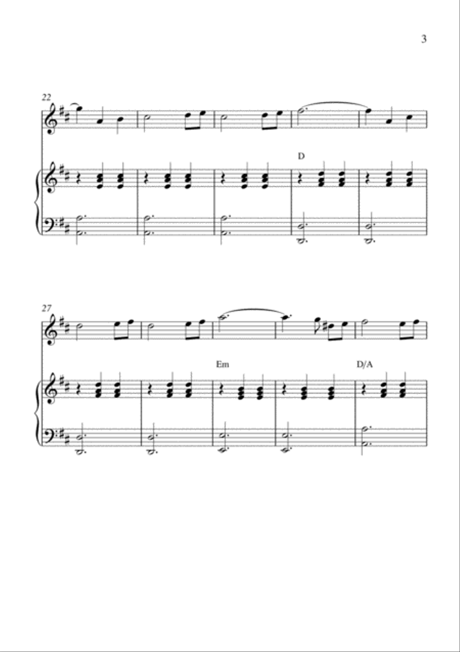 Kiss Waltz Violin Solo scores gallery preview page 3