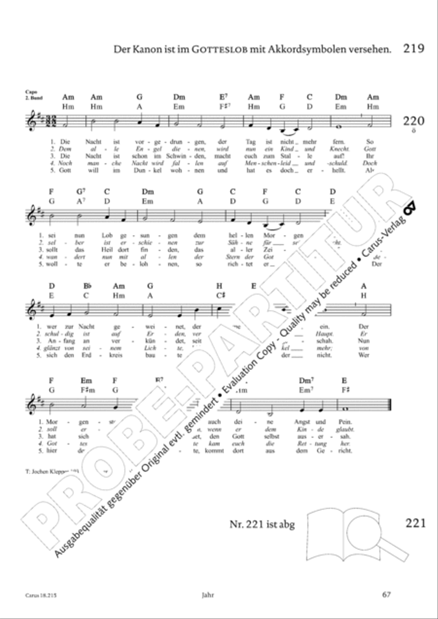 Gitarrenbuch zum Gotteslob Guitar scores gallery preview page 64