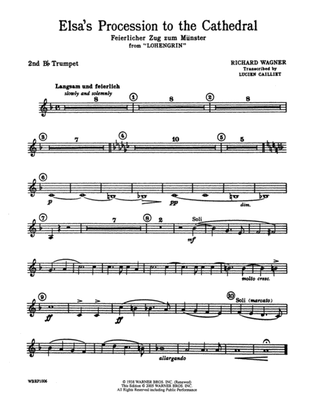 Elsa's Procession to the Cathedral: 2nd B-flat Trumpet