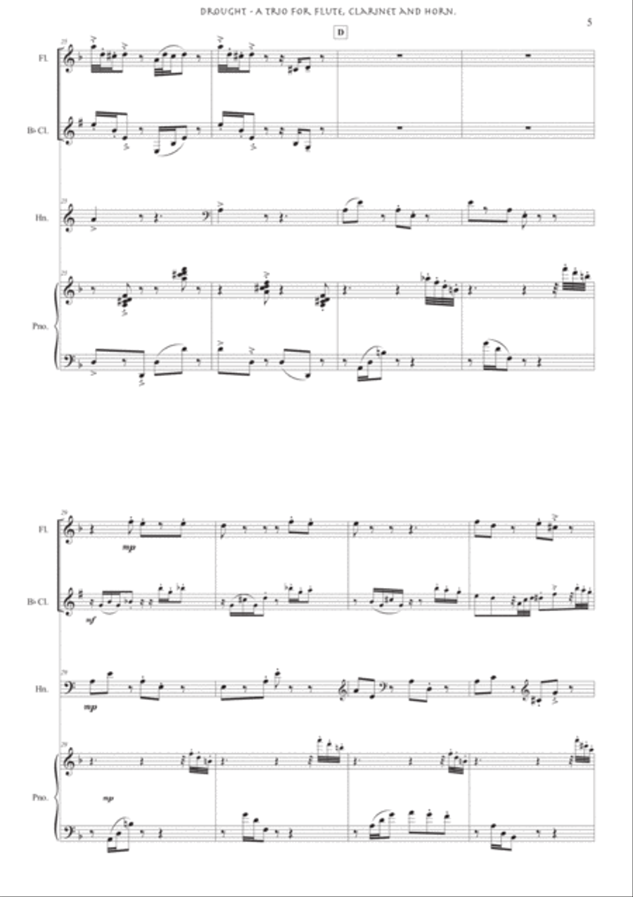 Drought Small Ensemble scores gallery preview page 5