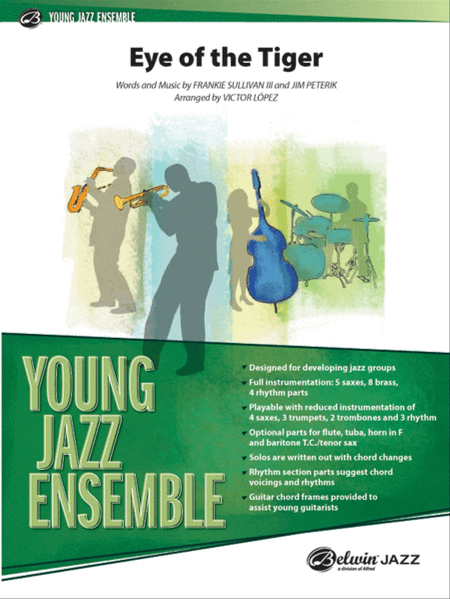 Eye of the Tiger (Score only) Jazz Ensemble scores gallery preview page 1