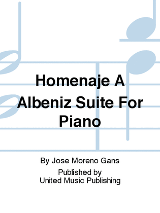 Homenaje A Albeniz Suite For Piano