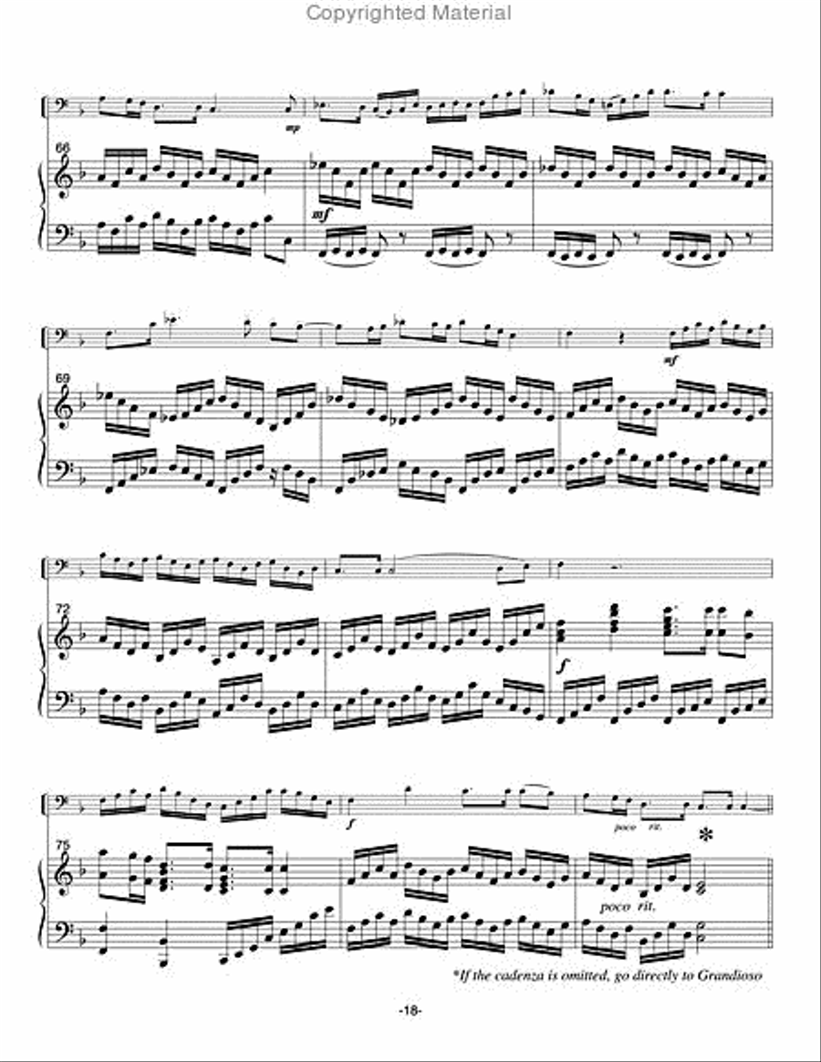 Concerto del Garda Concerto del Garda Euphonium scores gallery preview page 21
