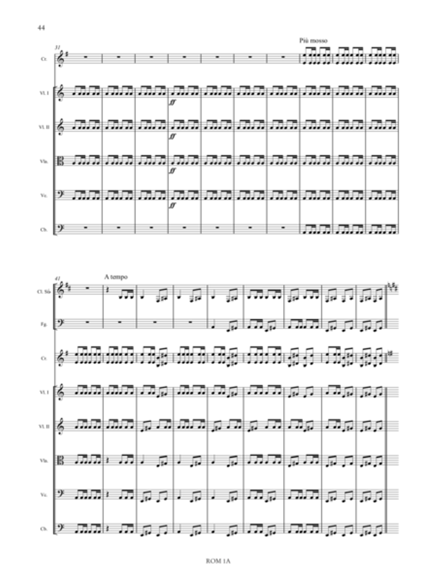 Romanó Drom (Romany Caravan) for Accordion, Voice and Orchestra Orchestra scores gallery preview page 37