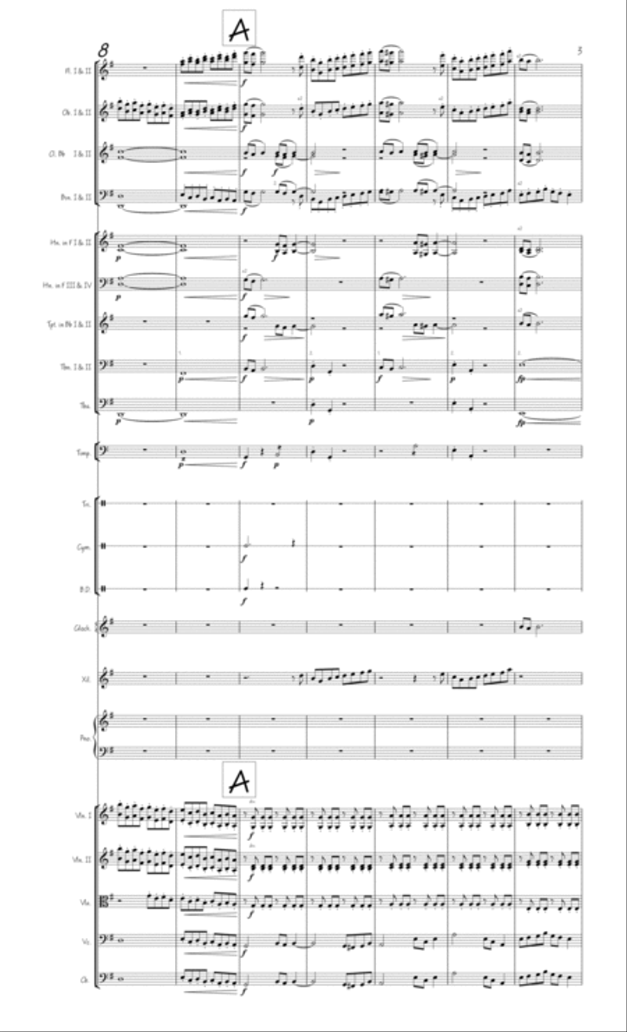 Backgammon Backgammon Full Orchestra scores gallery preview page 3