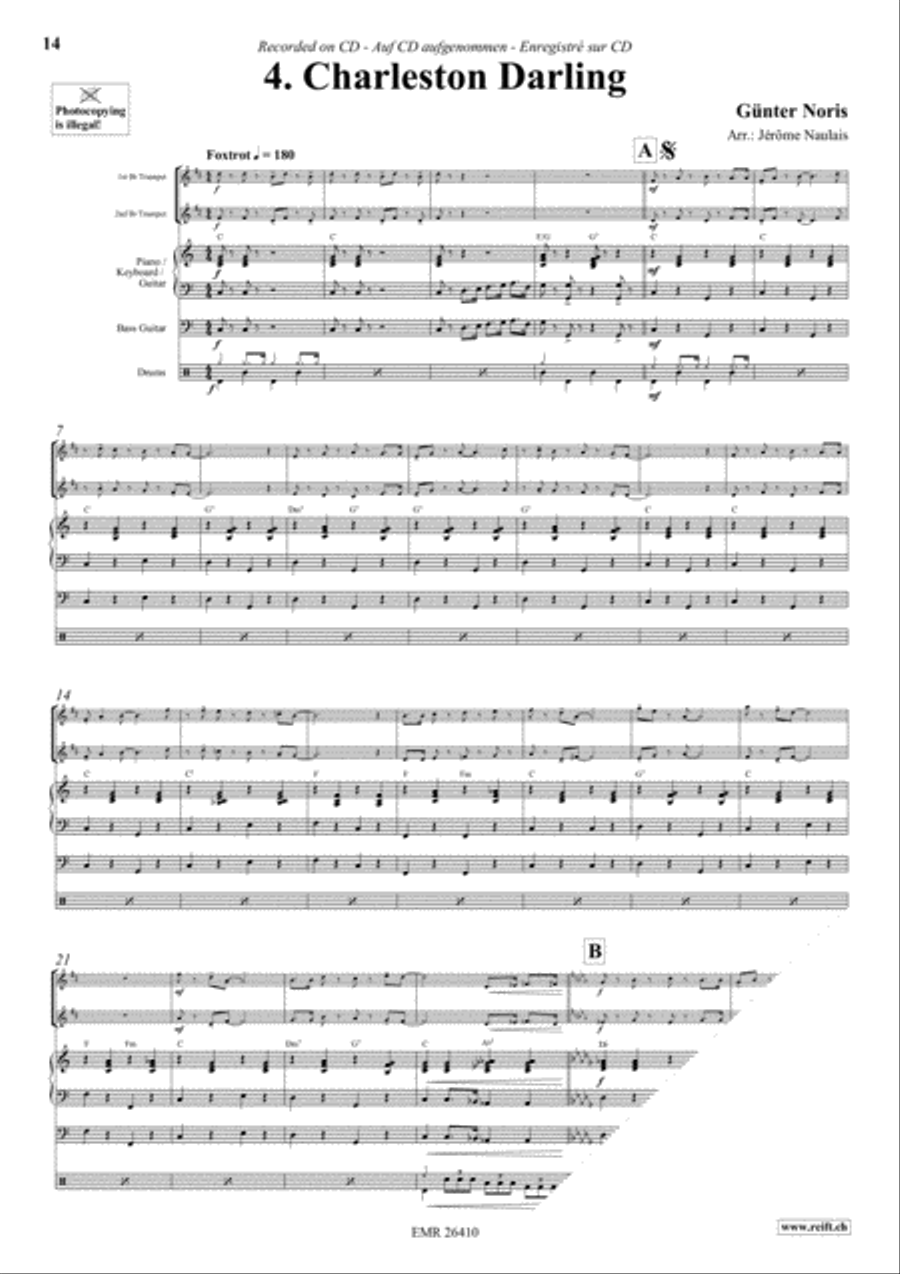 Let's Dance Volume 1 Trumpet Duet scores gallery preview page 6