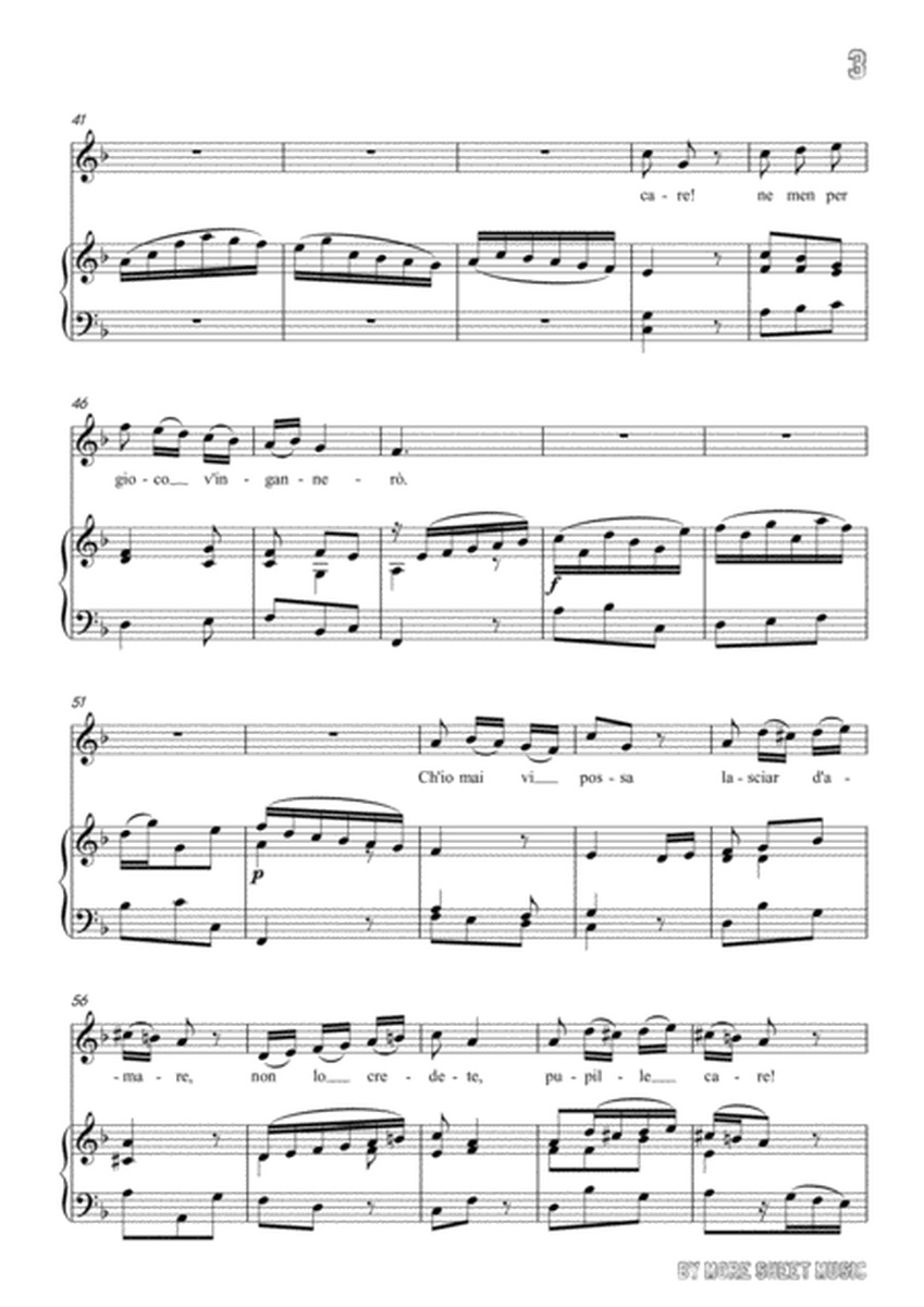 Handel-Ch'io mai vi possa in d minor,for Voice and Piano image number null