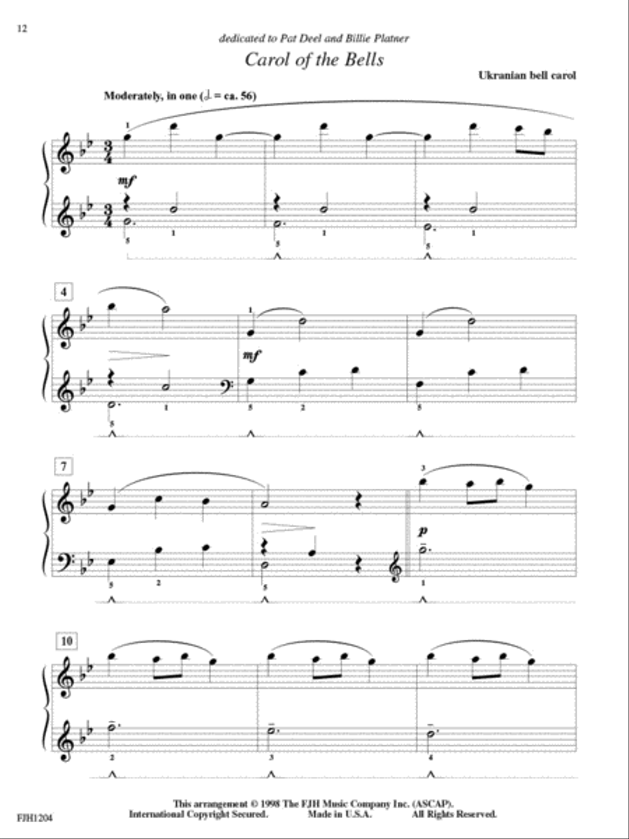 It's Christmas Again! Piano Method scores gallery preview page 3