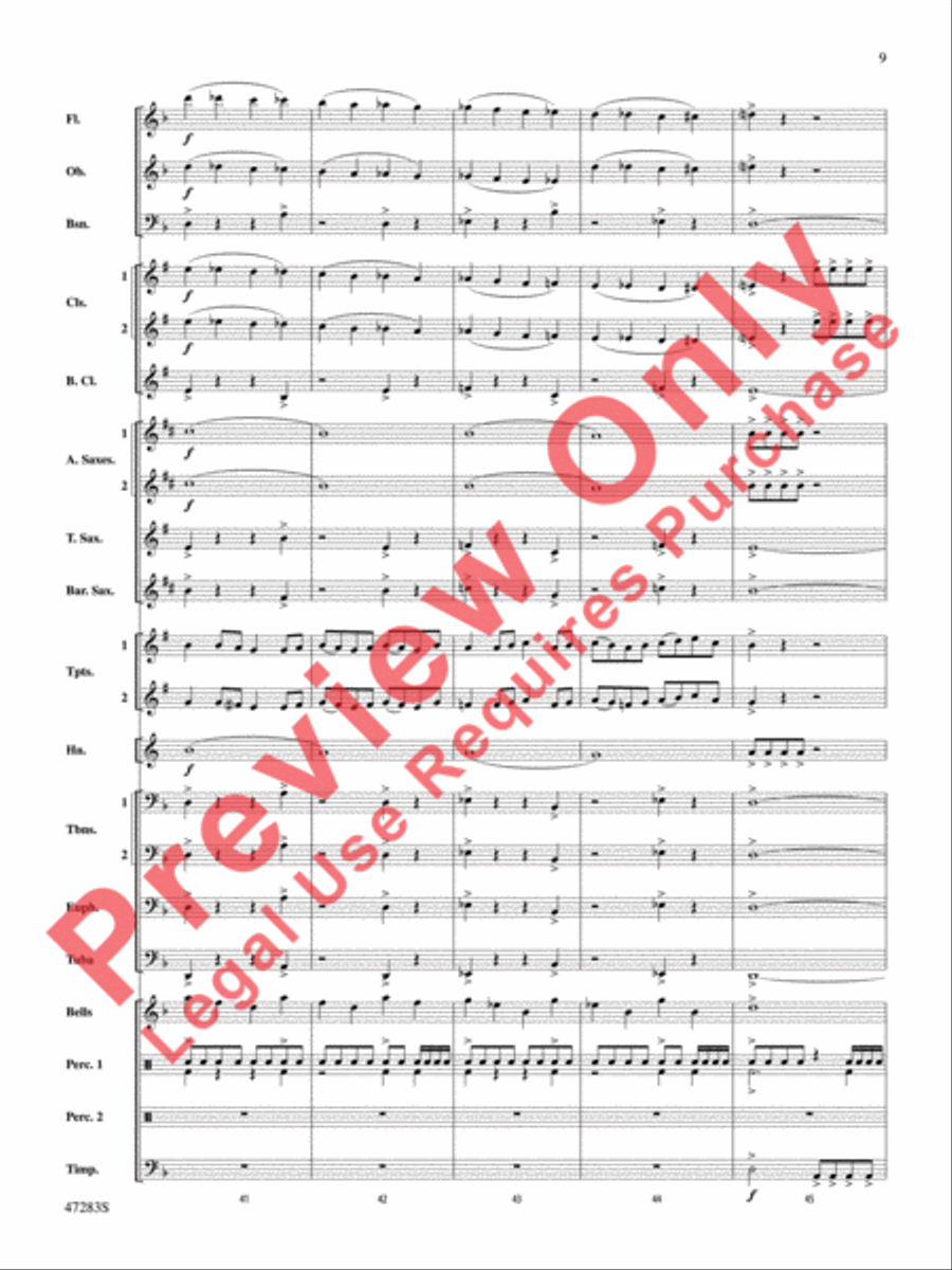 Red Giant Red Giant Concert Band scores gallery preview page 10
