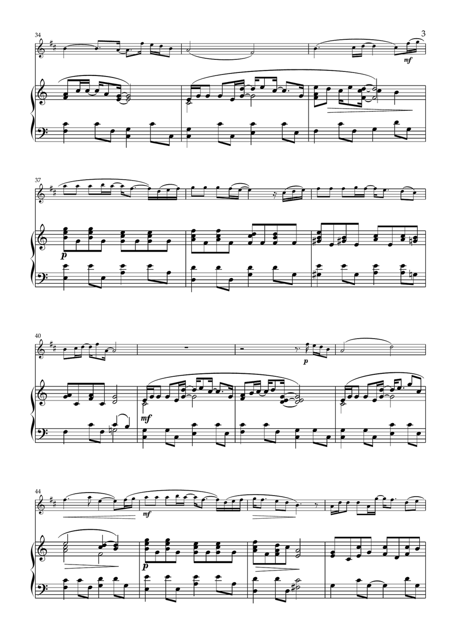 Modern top clarinet music